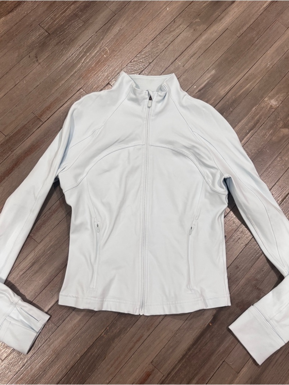 lululemon athletica Light Blue Full-Zip define  Jacket